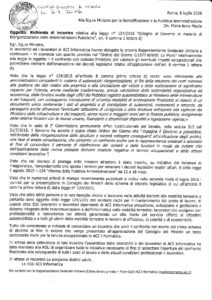 NO TELEFONI - Richiesta di incontro 6 luglio 2016