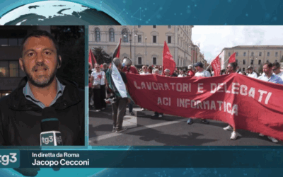 Lavoratrici e lavoratori ACI Informatica in lotta a sostegno della Palestina